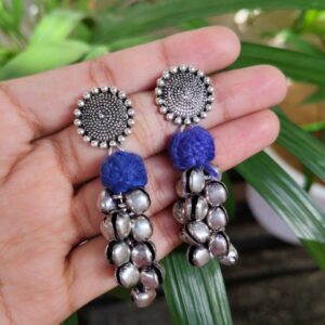 Unique Dangler Earrings With Traditional Ghungroo Detailing