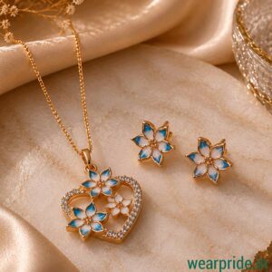Azure Blossom Heart