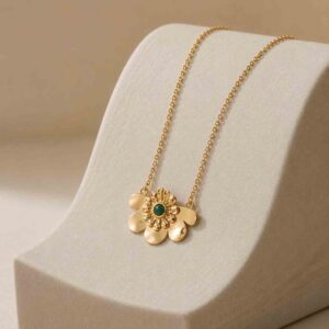 Emerald Bloom Necklace