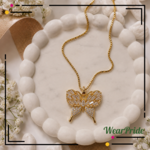 Butterfly pendant chain