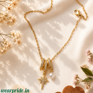 Multi pendant with pearl chain