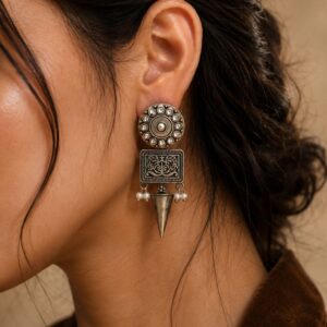 Floral Dangler Earring Gorgeous Premium Jewelry for Stylish Party Wear