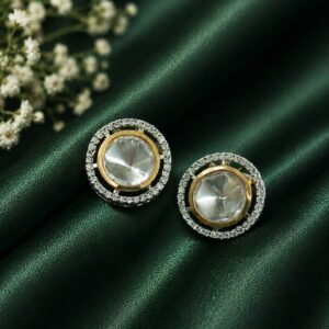 Round Stud Earring Classic Design for Beautiful Fashion Wear