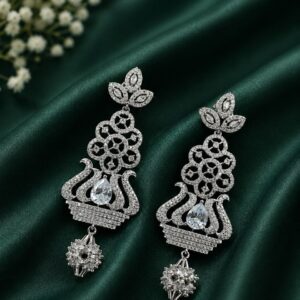 Fashionable AD Earring Stunning Design for Party Wear Style