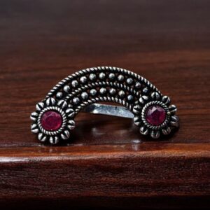 Marathi Nosepin | Oxidised Maharashtrian Nosepin | Best Non-Piercing Nose ring