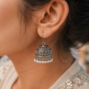 Elegant Pearl Jhumka Design Traditional for Graceful Festive Style