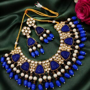 Beautiful Kundan Necklace Set  Jewelry for Weddings & Festive Celebrations