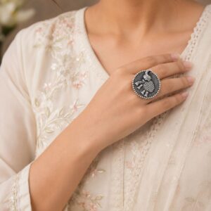 Unique Elephant Ring Majestic Elegant Design for Traditional Fashion Wear
