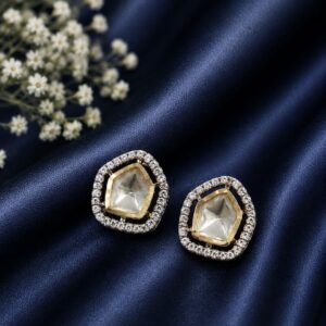 Designer AD Earring Dazzling Design for Elegant Fashion Wear
