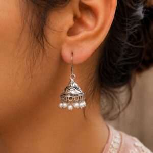 Jhumki Hook Earring Vintage Design for Party & Special Occasion