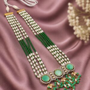 Traditional Kundan Meena Necklace Ethnic Jewelry for Weddings & Bridal Wear