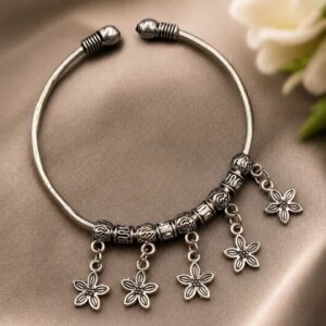 Floral Charming Bangle LightWeight Jewelry for Weddings & Special Occasion