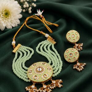 Kundan Meenakari Necklace Royal Traditional Jewelry for Weddings & Festive Wear