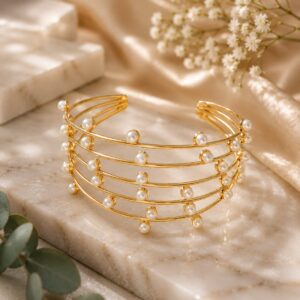 Pearl Cascade Cuff
